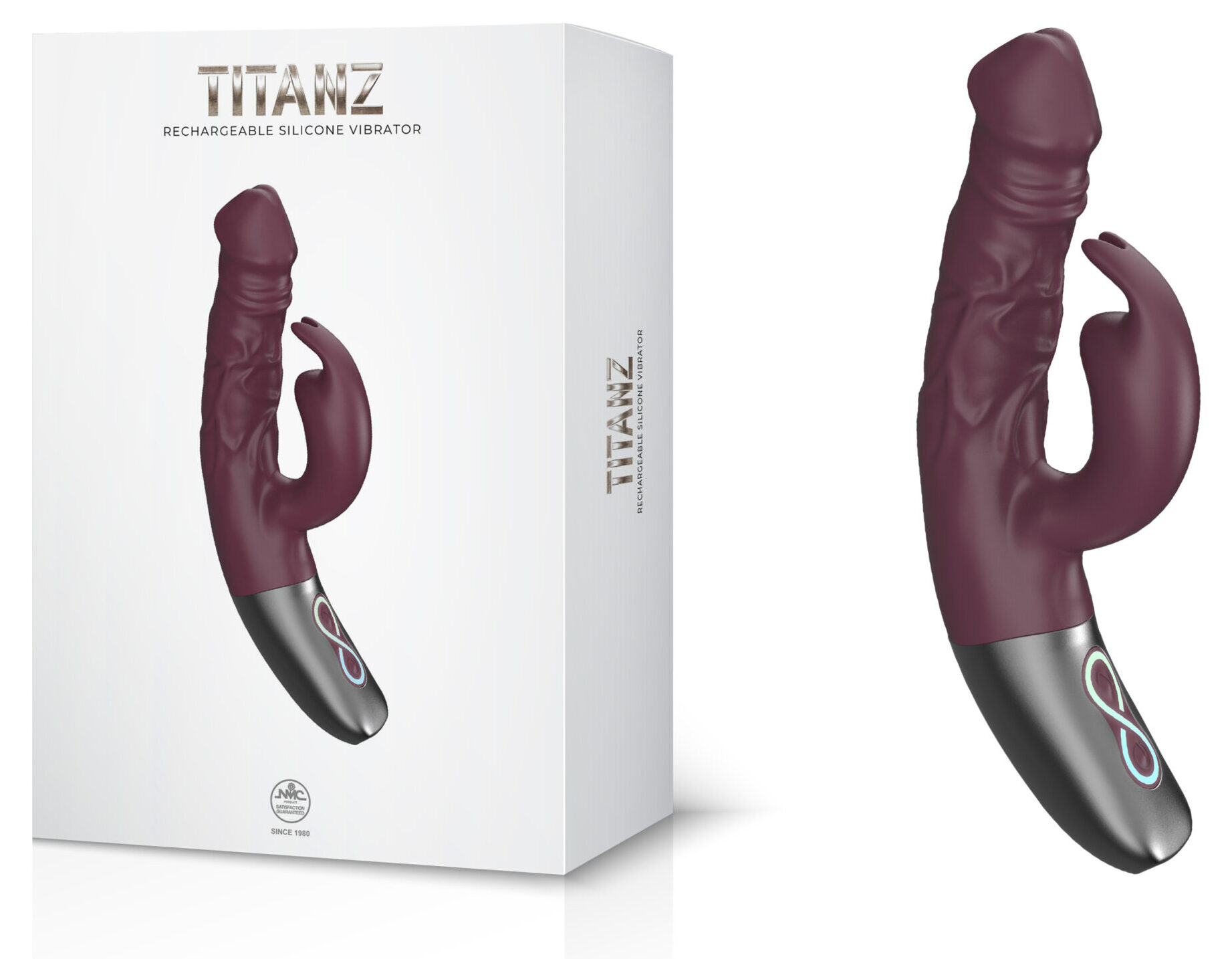 Titanz Rechargeable Silicone Rabbit | Vibrator