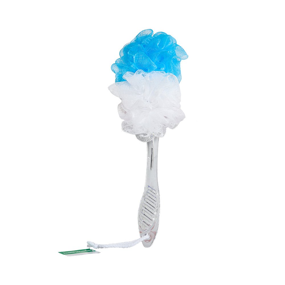 Bathmate Mesh Sponge 50g White And Blue Handle